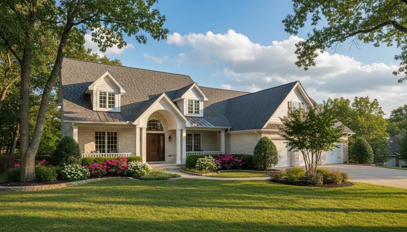 Quality residential roof installed by a Skyline Roofing franchise